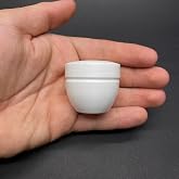 20 Ml Kapaklı Beyaz Krem Kavanozu, 20 Cc Minik Pomat Kutusu, Mini Krem Kutusu x 10 Adet