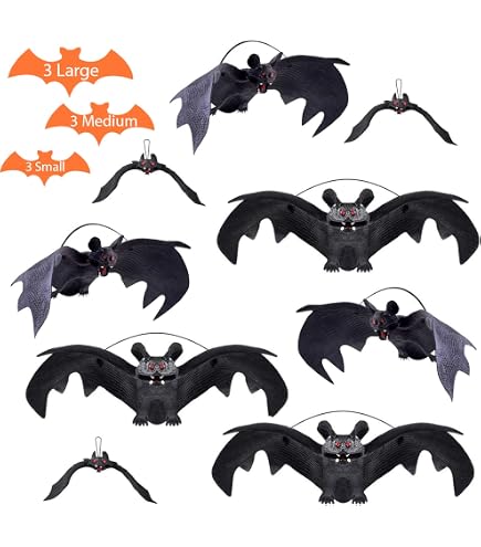 Ghirlanda Di Halloween 9m Con Zucca, Ragno E Pipistrello - Tinsel Lucido In PVC Per Decorazioni Casa - 5