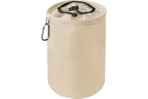 Vicloon Premium pinnväska, stor pinnväska med stängningssladd och hängande snäppkrok, peg bag för tvättkläder, pinnar, inomhu