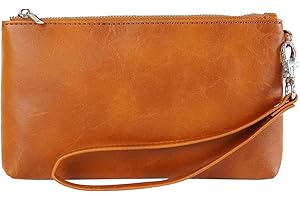 DingGuagua Pochette in Pelle PU Pochette Donna da Polso Borsello Portafogli Borsette per Lavoro Viaggio Casual Ufficio Borsa