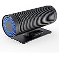 QUEENTY Portable HEPA Car Air Purifier with True H13 Filter, Desktop Air Purifier for Dust, Smoke, Pet Dander, Pollen, Odors-Dual Fan, Built-in Aroma Box (filter_04)