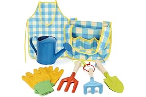 KRAMOW HOMCENT Kids Garden Tools, 7 PCS Gardening Gifts for Children, Childs Gardening Tools, Childrens Gardening Sets for 3+ Year Olds, Beach Toys for Toddlers