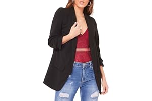 Red Olives® New Ladies Frill Ruffle 3/4 Sleeve Duster Coat Women Jacket Blazer UK 8-26