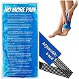 Ice Wrap - Medical Cold and Hot Compress - Reusable Gel Cool Pack with Adjustable Strap - Ice Pack - Therapeutic Pain Relief with Hot and Cold Therapy for Back, Knee, Shoulder, Arm and Neck