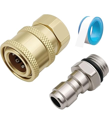 Accessorio Per Macchina Per La Pulizia Ad Alta Pressione Connettore In Rame Di Conversione M22 14 Set Di Teste Maschio E Femmina Da 38 Di Pollice