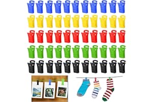 YEENANO Clip Per Calzini,50 Pezzi Accoppia Calzini per Lavatrice,Lavatrice con Gancio Supporto,Mini Mollette Accoppia Calzini Mollette per Calzini,Molto Comode Appendere Smistare E Inserire Nel Cassetto