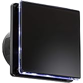CubeTECH CTQF100t Smart LED 4" Inch Bathroom Extractor Fan w/Timer ...