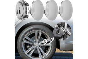LPZMPZ 4 Piezas Tapas Centrales para Tapacubos 60mm Nabenkappen de Llantas Bujes Rueda de Centro Coche ABS Universal Accesorios Compatible con BMW Audi VW (Zincare)
