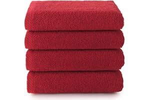 Top Towels - Ręczniki do Kąpieli - Bide lub Ręczniki na twarz - Opakowanie 4 Ręczniki - 30x50 cm, 43040057