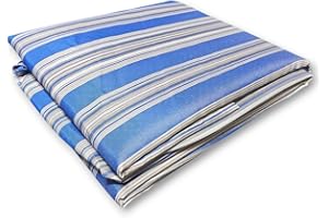 GX GARGIX GARGIX TENDA DA SOLE CON ANELLI RESISTENTE ESTERNI BALCONE VERANDA GIARDINO (BLU, 300X300 CM)