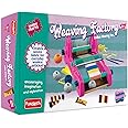 Funskool Handycrafts Weaving Factory, Weaving Loom, Weave Your own Fabric, Portable Weaving Machine, Art and Craft Kit, DIY Kit, Ages 8 Years and Above, Multicolour