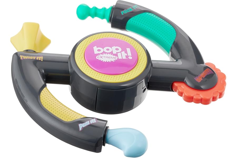 Hasbro Bop It! Extreme - Electronic Game for 1+ Players, Ages 8+, 4 Modes, Interactive, Multicolor