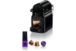 Nespresso De'Longhi Inissia EN80.B - Cafetera monodosis de cápsulas Nespresso, 19 bares, apagado automático, color negro