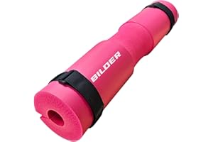 BILDER - Barbell Pad, Cuscino Bilanciere per Squat, Affondi e Hip Thrust, Imbottitura in Schiuma e Superficie Antiscivolo - Protegge Fianchi, Collo e Spalle, Attrezzi Palestra Casa