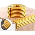 OLWICK® 1 Pcs Extra Thick Furniture Edge Protectors High Dense Foam Cushion Baby Safety Corner Strip Guards, 6.5 Ft (2 Meter) Furniture Bumper for Table, Wall Edge, Etc (Gold)