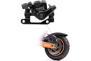 AIRWAK Étrier de Frein à Disque Compatible avec KuKirin G2 Max / G2 Pro Trottinette Électrique，Étrier de Frein à Disque Mécanique en Alliage d'Aluminium avec Plaquettes de Frein, Accessoires d'Origine