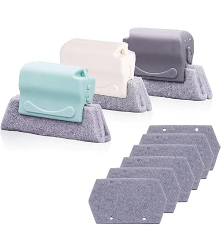 6-delig Schoonmaakborstels Set - Voor Raamgroeven, Deuren En Moeilijke Hoeken