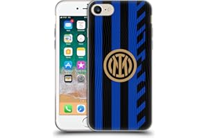 Head Case Designs Licenza Ufficiale Inter Milan Home Kit per Stemma 2024/25 Custodia Cover in Morbido Gel Compatibile con Apple iPhone 7/8 / SE 2020 & 2022