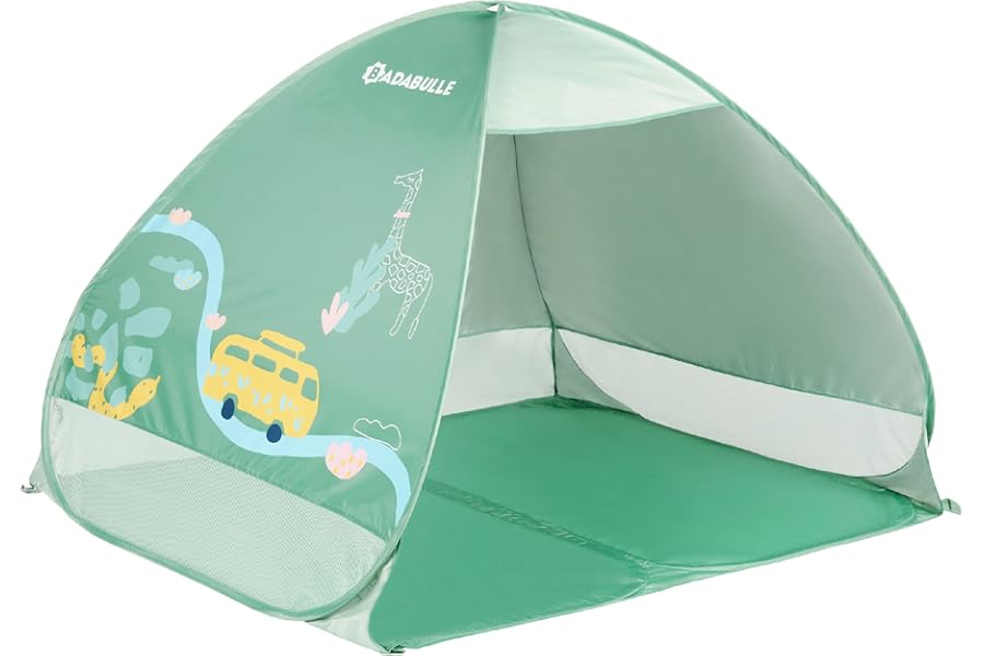 Badabulle Baby Tent with UV Sun Protection UPF 50+ | Baby Sun Shade Tent | Beach Tent