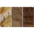 The Earth Tone Collection - 3 Pack Natural Mineral Pigment Pack (150 ml|5OZ EA): Light Yellow Ochre France | Natural Umber CPR | Burnt Umber France