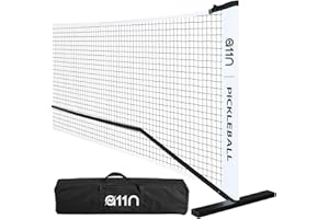 A11N SPORTS A11N Portable Pickleball Net System, Designed for All Weather Conditions with Steady Metal Frame and Strong PE Net, Regulation Size Net with Carrying Bag