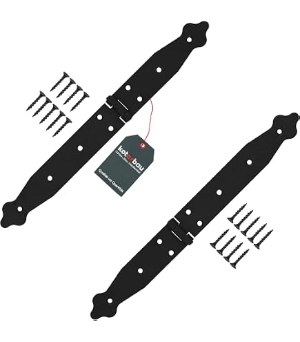 KOTARBAU® Set Di 2 Nastri Per Negozio Cerniera Per Cancello Stretta - 6