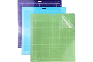 Avesteir 3 Stück 12x12 Zoll schneidematte, cutting mat, schneideunterlage mit Rastern, schneidmatte, schneidunterlage, schneidematten, (30,5 x 30,5 cm), Ideal fürs Basteln, Nähen und Patchworken