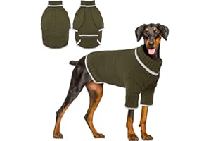 Hjyokuso Maglioncino Cane, Maglione Per Cane di Taglia Piccola, Media e Grande, Cane Gatto Morbido Pullover di Maglieria Vestiti, Vestiti Per Cani, Cane Maglione Maglione Di Natale, Cappotto Cane