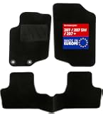Tapis De Sol Sur Mesure Peugeot 107 2007-2014 - Antidérapants Avec Talonnette Caoutchouc Renforcé Noir
