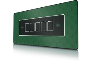 CSL-Computer Titanwolf - XXL Mousepad Gaming 900 x 400mm - Tappetino Mouse Gaming Extralarge - Migliora precisione e velocità - Adatto a Roccat Razer Logitech Mouse e Tastiera - Disegno Pocker Mat