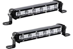 ‎ANTOM AnTom 18cm Led Rückfahrscheinwerfer Traktor, 18W Wasserdicht Led Arbeitsscheinwerfer Flach Strahler 12V für Motorrad Traktor Pickup Jeep Campervan