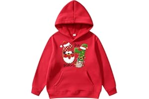 GENERIC Christmas Jumper Kids Christmas 67 Kids Hoodies,Six Seven Christmas Hat Theme Fashion Print Sweatshirt, Comfortable Soft Fabric, Boys Girls Holiday Essential