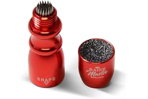 BAIZE MASTER BOWTIE 3-IN-1 Snooker Pool Cue Tip Tool with Shaper Tapper and Aerator Perfect for Shaping or Repair of Cue Tips