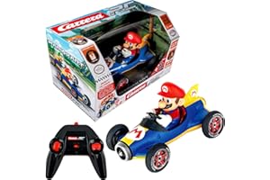 Carrera RC Kart Mach 8 avec figurine Mario – Voiture radiocommandée avec batterie rechargeable – Jouet pour enfants à partir de 6 ans, 370181066, coloré