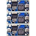 ICSTORE ICMs LM2596/LM 2596 DC to DC Buck Converter Step Down Boost Regulator Adjustable Voltage Power Supply Module/Board/kit, A 24v to 18V/12V/9V/5V, 12V to 9V/5V 3A/Ampere Booster - Pack of 3