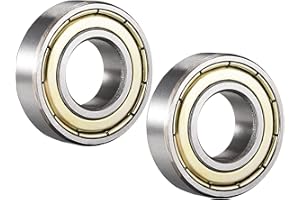 A ABSOPRO Bille Roulement Double Scellé 6002ZZ 15x32x9mm Carbone Acier Ensemble de 2