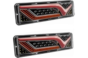 SZYHCASH TIMLUX 2 pièces 12V-24V LED camion feu arrière feux arrière clignotant frein marche arrière Signal lampe remorque camion Bus camping-car caravane RV tracteur