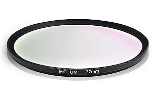 Ares Foto® 77mm Marco de Aluminio y Vidrio óptico. Resistente a los arañazos y Repelente al Agua. Compatible con Canon Sony Nikon Tamron Sigma ...