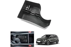 GAFAT Compatible avec Kia Niro SG2 EV HEV Hybrid PHEV e-Niro 2022-2025 2026 Boîte de Rangement Console Centrale, Niro 2025 Organiseur Bac à Gants, Bas de Console Centrale, Niro 2025 Accessoires