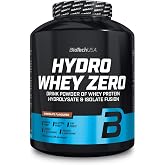 BioTechUSA Hydro Whey Zero | Protein Complex | With Added Amino Acids | Hydrolyzed Whey Isolate | Fast Absorbing | With BCAA