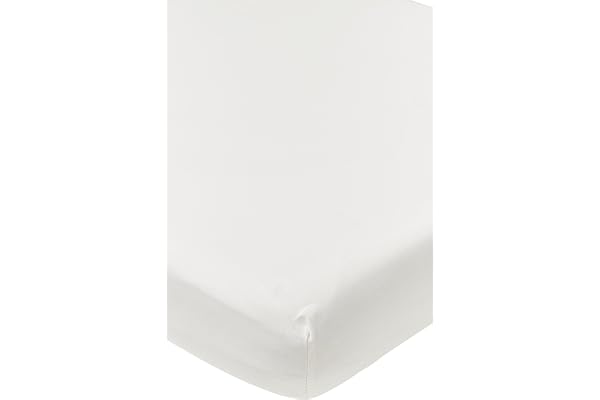 Meyco spjälsängslakan vävt enfärgat, spjälsängslakan (andas, fuktabsorberande, perfekt passform, 50 x 90 cm)