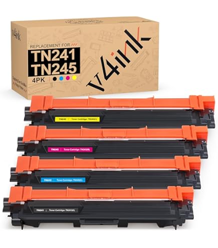 5 LxTek Compatible Toner Replacement for Brother TN241 TN-241 TN245 TN-245 for Brother DCP-9022CDW DCP-9015CDW HL-3140CW HL-3150CDW HL-3170CDW MFC-9340CDW MFC-9140CDN MFC-9130CW