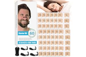 CHANCCI 120 Pcs Breathing Nasal Strip,Manual Magnetic Nose Strip,Nose Breathing Strips Magnet,Anti-Schnarchen Schlaf Nasal Strips Geeignet für Hotels Familien Schnelles