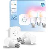 Philips Hue Essential 3'l&uuml; E27 Ampul Başlangı&ccedil; Seti 806 Lumen - 15.000 Saat Ampul Kullanım &Ouml;mr&uuml;