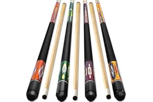 Kmise Set Bastoncini per Stecca da Biliardo, Snooker Play, 147,3 cm, per Uomo, in Acero Massiccio, per Bar, casa, Biliardo, Sport