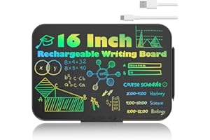 HOMESTEC 16 Pollici Schermo Intero Lavagna per Bambini, Induzione Lavagnetta Cancellabile Bambini Con Penna Magnetica, Tavoletta Grafica Bambini per Ragazzi e Ragazze di 2 3 4 5 6 Anni