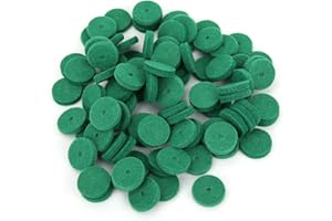 VGEBY 22mm Klavier Filze, 90 St¨¹ck in Packung Klavier Filz Nivellierung Taste Rund Kissen Tastatur Auswaage Teile