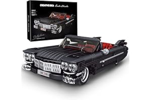 Mozewa 10012 Technik Eldorado Car Model, Sports Car Building Block Sets, Cabrio Car building Kits, Design by Firas Abu-Jaber, Collectible Model Car for Adults, 1245 Pieces