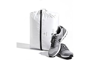 Lammcou Sac à Chaussures Étanche pour Voyage – Anti-Odeur, Résistant & Respirant, Wetbag en TPU & T400, Pochette Chaussures pour Valise, Salle de Sport & Piscine