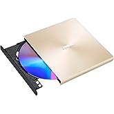 ASUS ZenDrive-U8M SDRW-08U8M-U Harici Ultra İnce DVD Yazıcı, M-Disc, USB Type-C, Altın